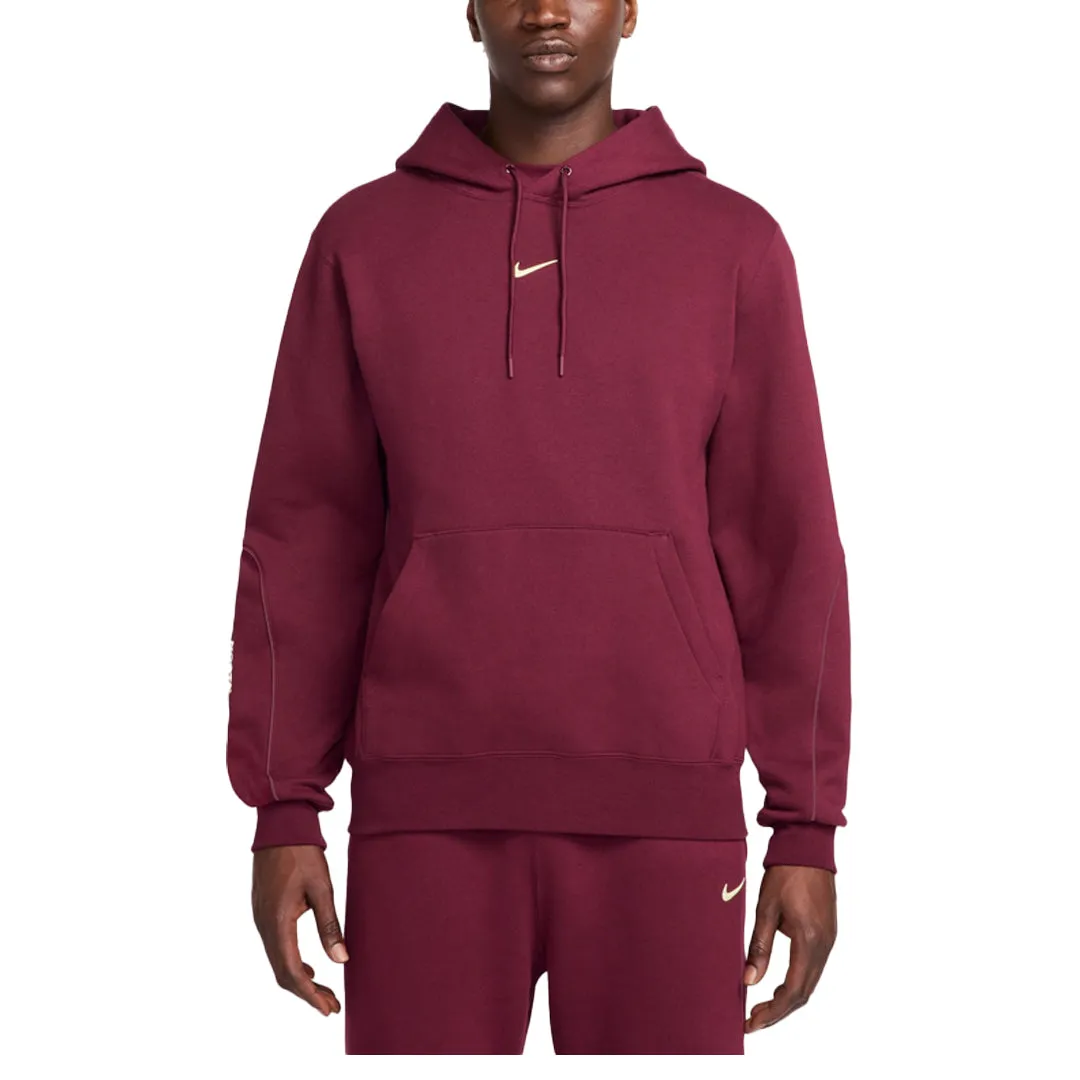 NOCTA FLEECE CS HOODIE DARK BEETROOT
