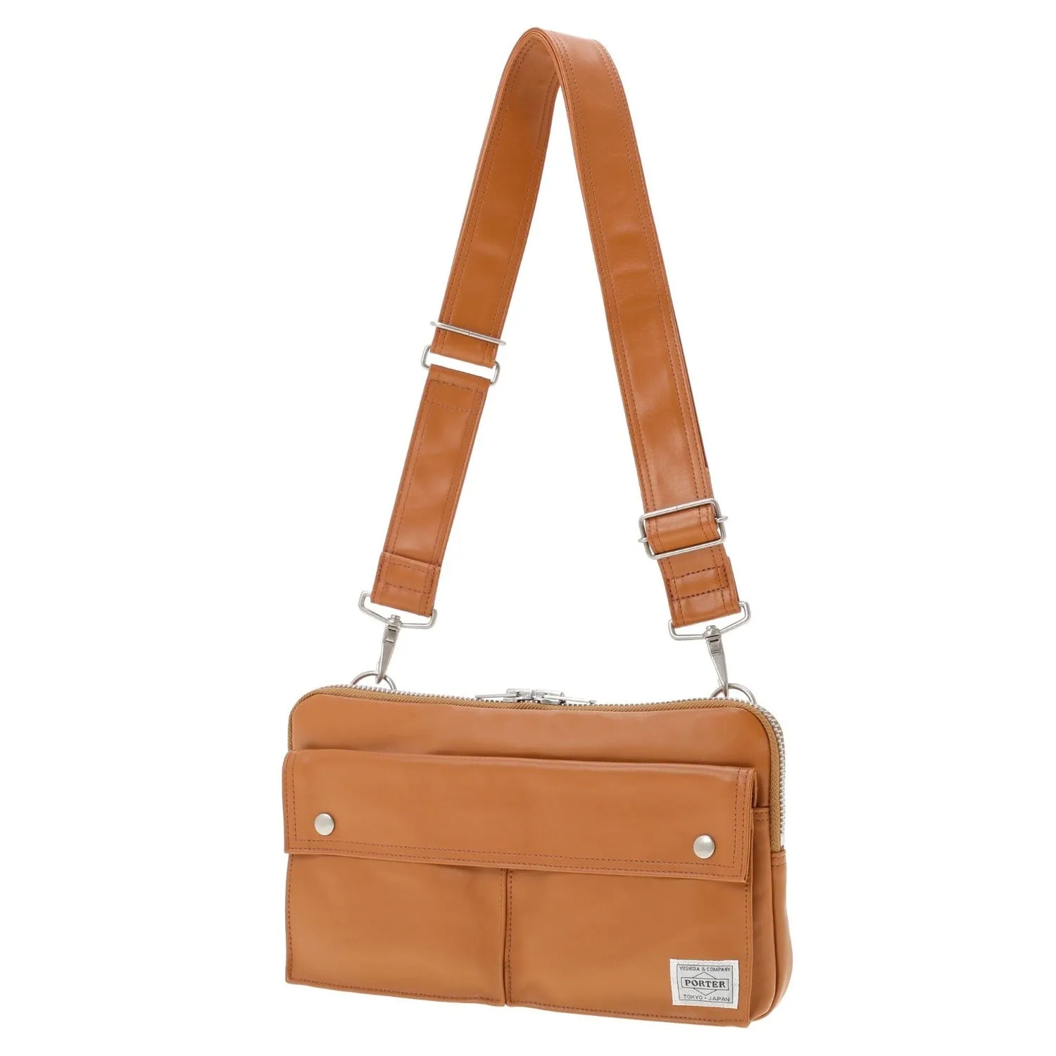 Porter Free Style Shoulder Bag Camel