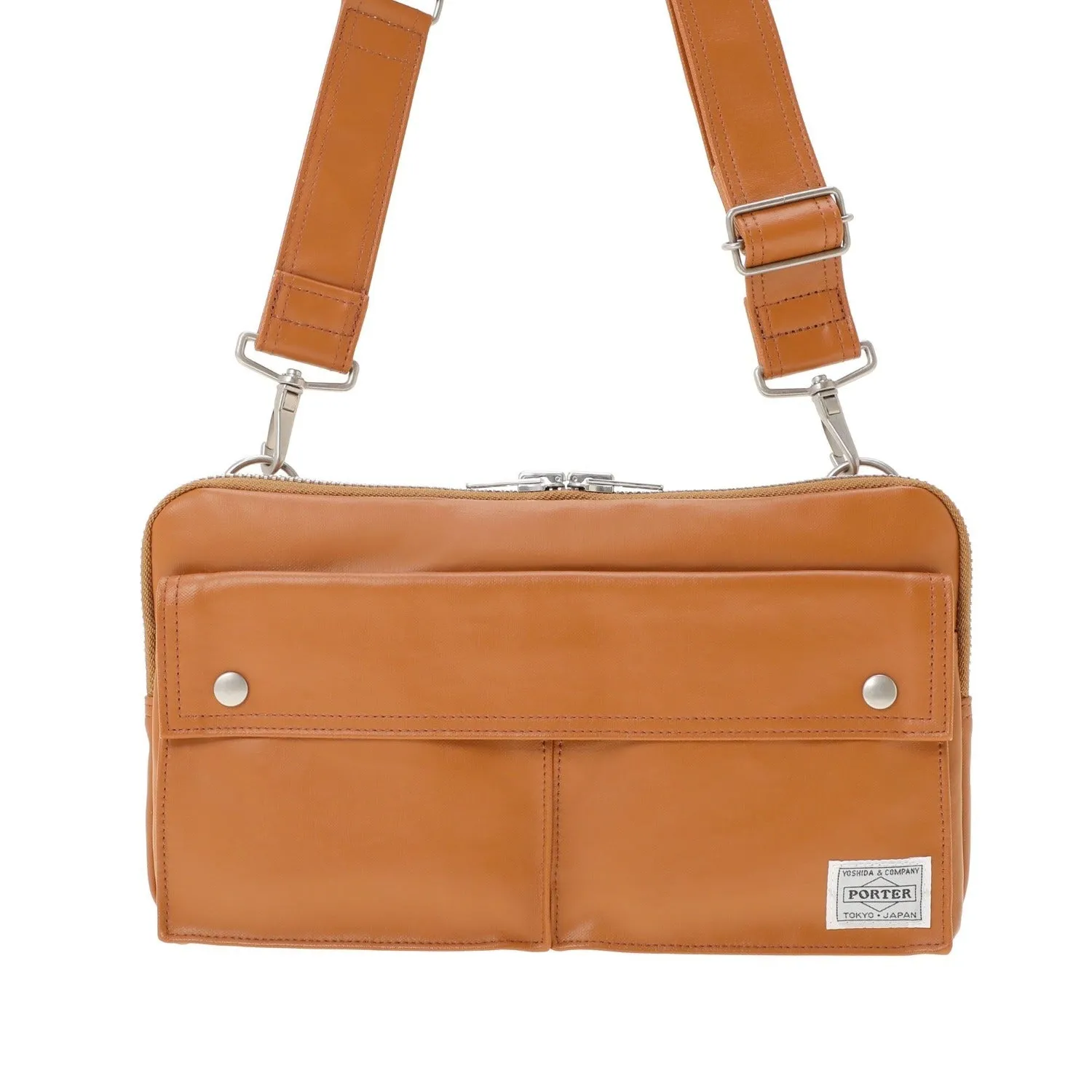 Porter Free Style Shoulder Bag Camel