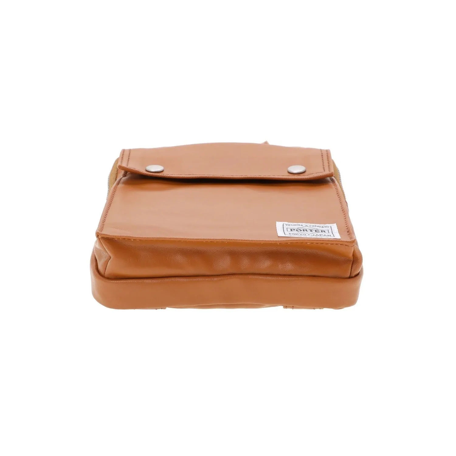 Porter Free Style Vertical Shoulder Bag Camel
