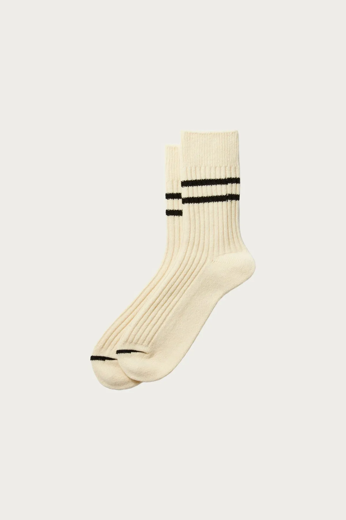 Recycled Cotton/Wool Daily 3 Pack - Off White/Black