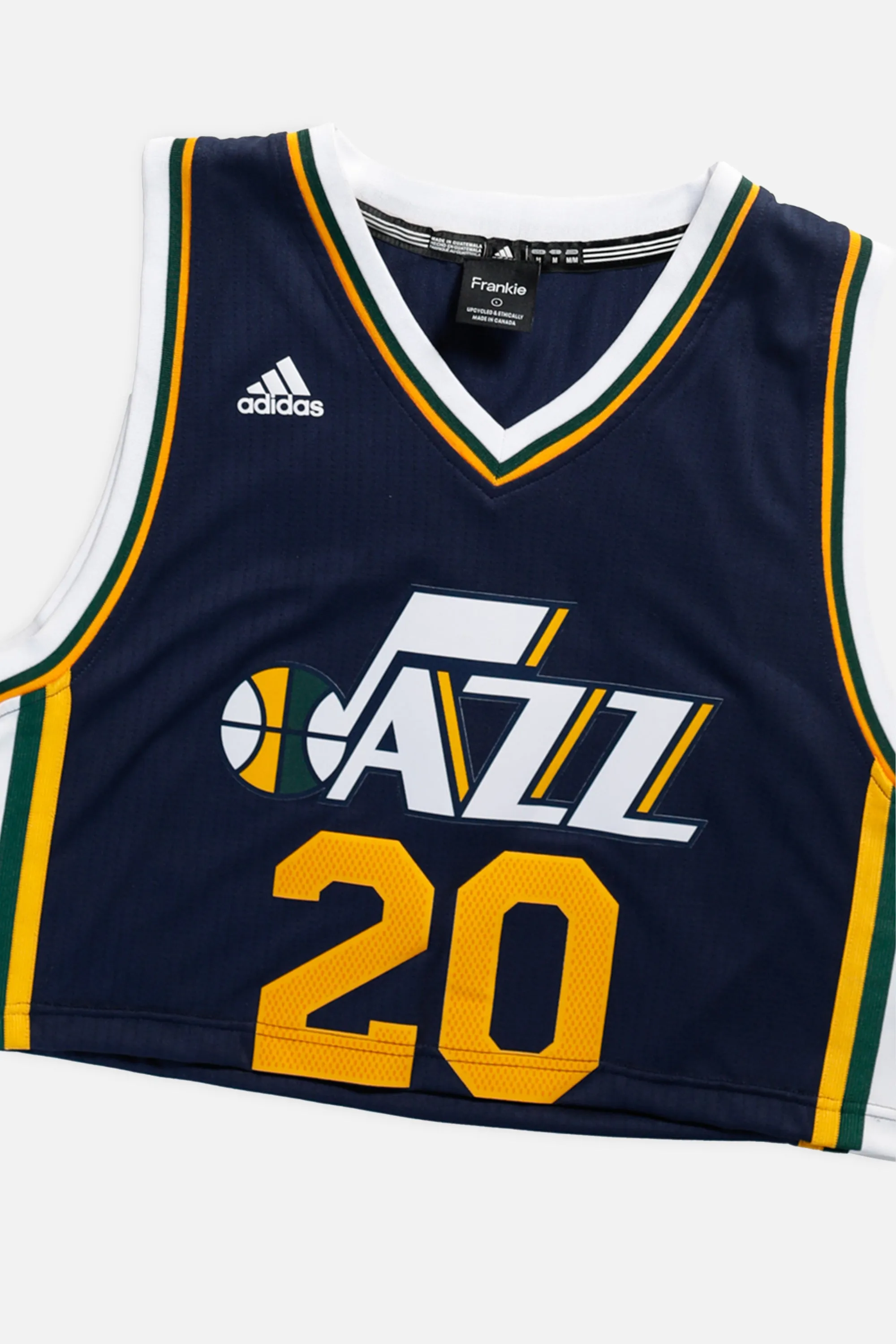 Rework Utah Jazz NBA Crop Jersey - L