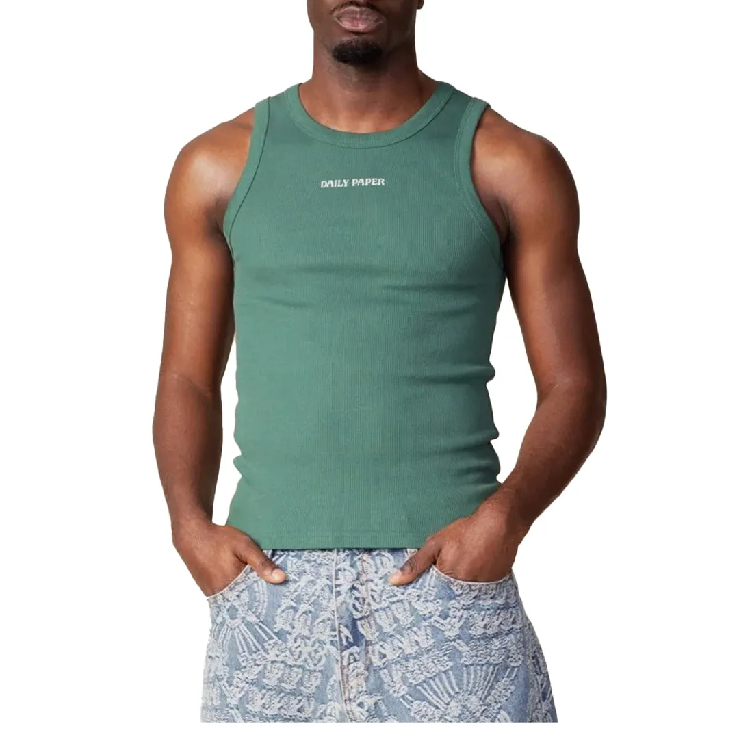 RIB TANK TOP BISTRO GREEN