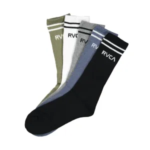 RVCA Union Sock 5 Pack Multi