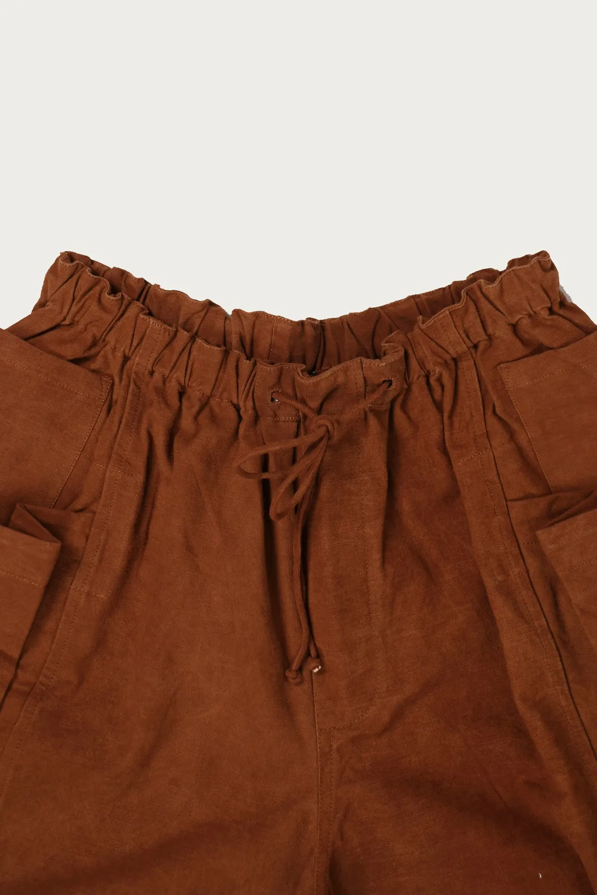 Salt Shorts - Bark Brown Slub