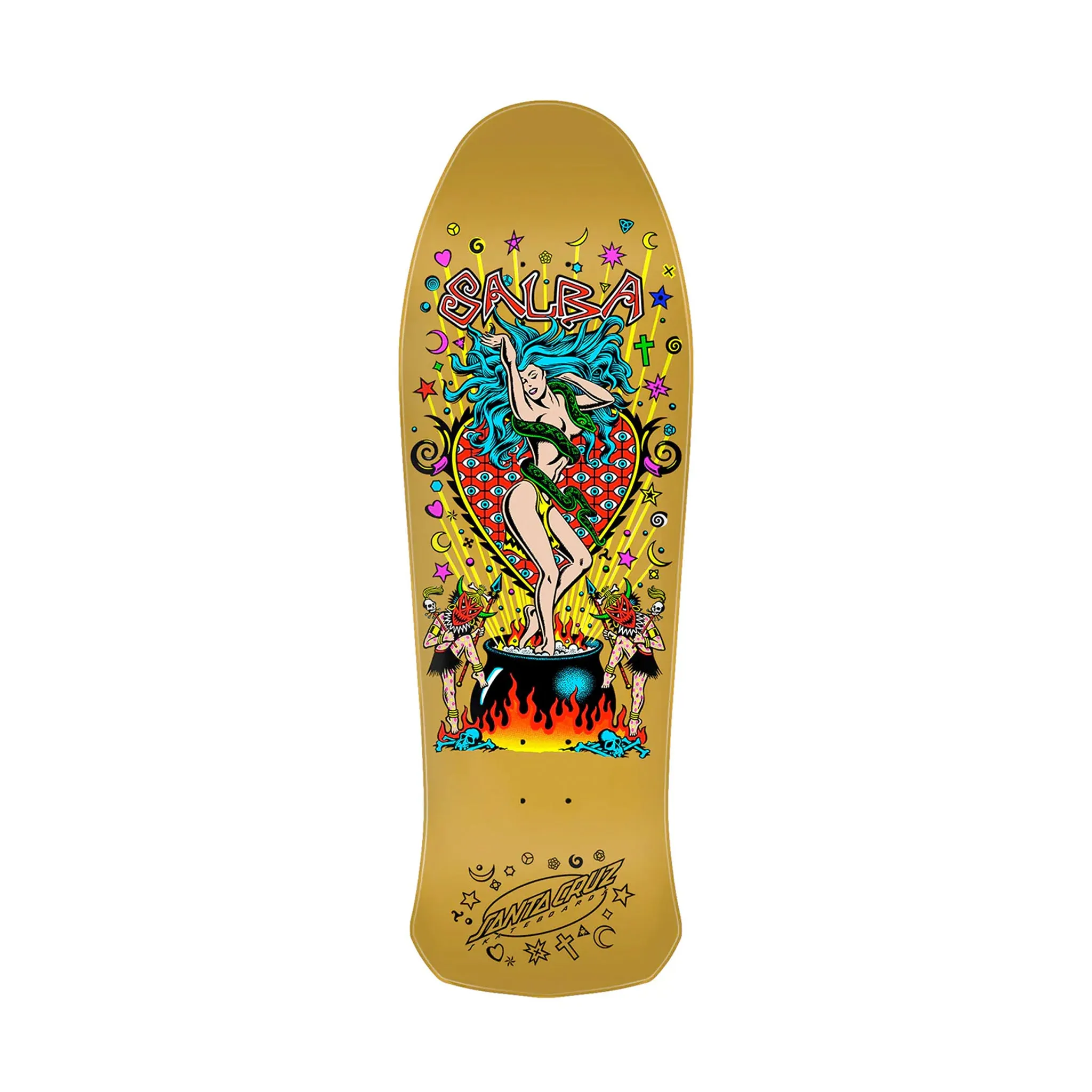Santa Cruz Salba Witch Doctor Deck Gold 10.4