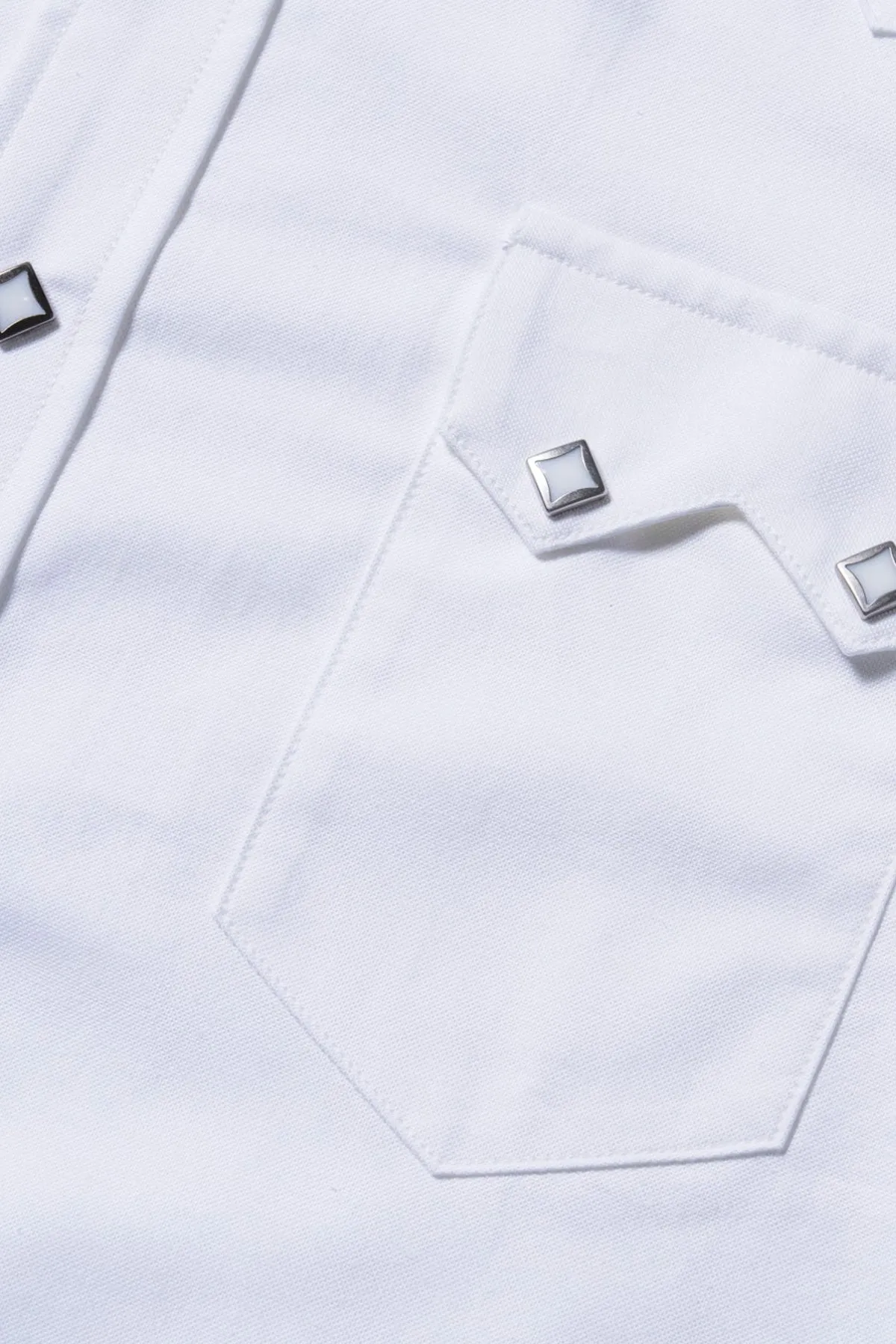 Sawtooth Western Shirt - White