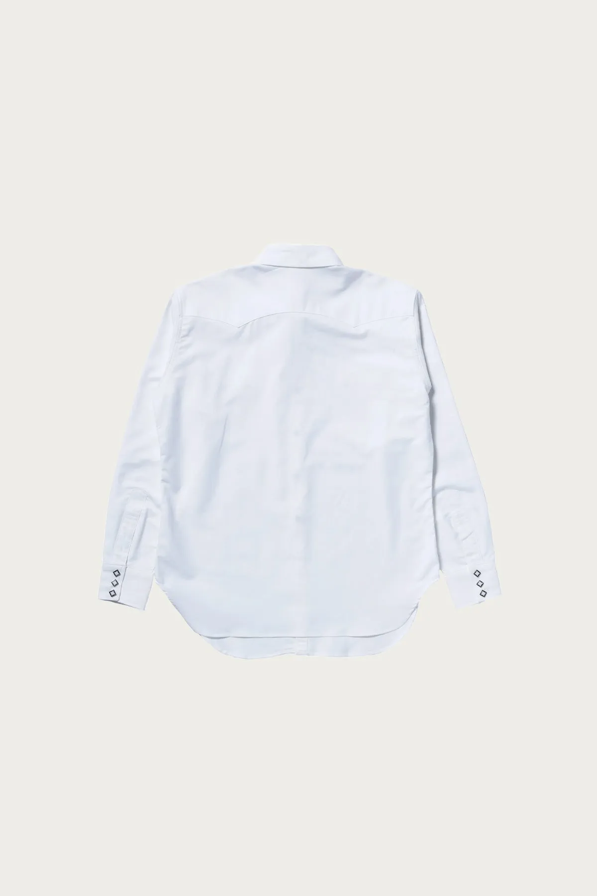 Sawtooth Western Shirt - White