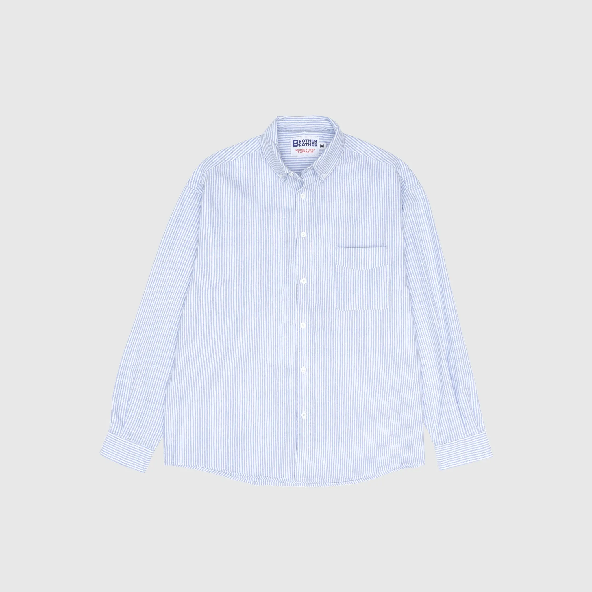 SIMPLE STITCH STRIPE OCBD SHIRT