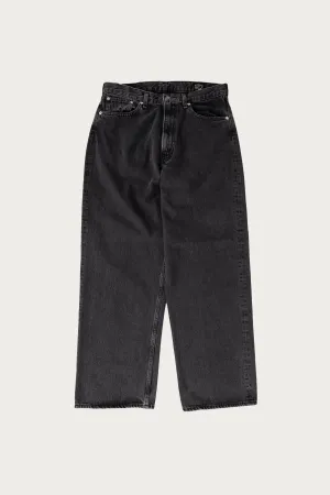 Super Dad's Denim Pants - Black Denim Stone