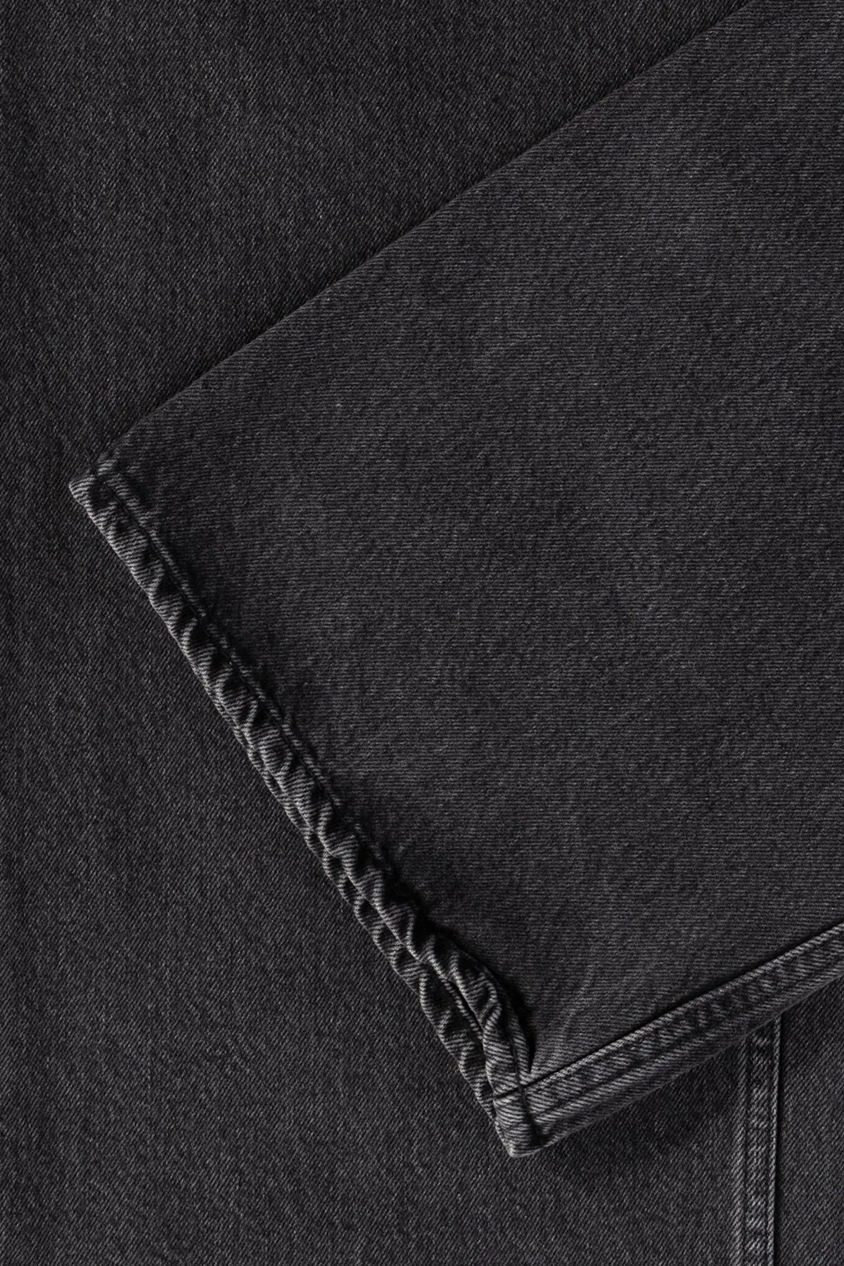 Super Dad's Denim Pants - Black Denim Stone