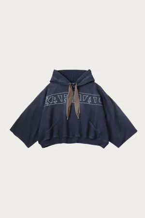 SWT Knit DEVIL Hoodie (KAPITAL Embroidery) - Navy