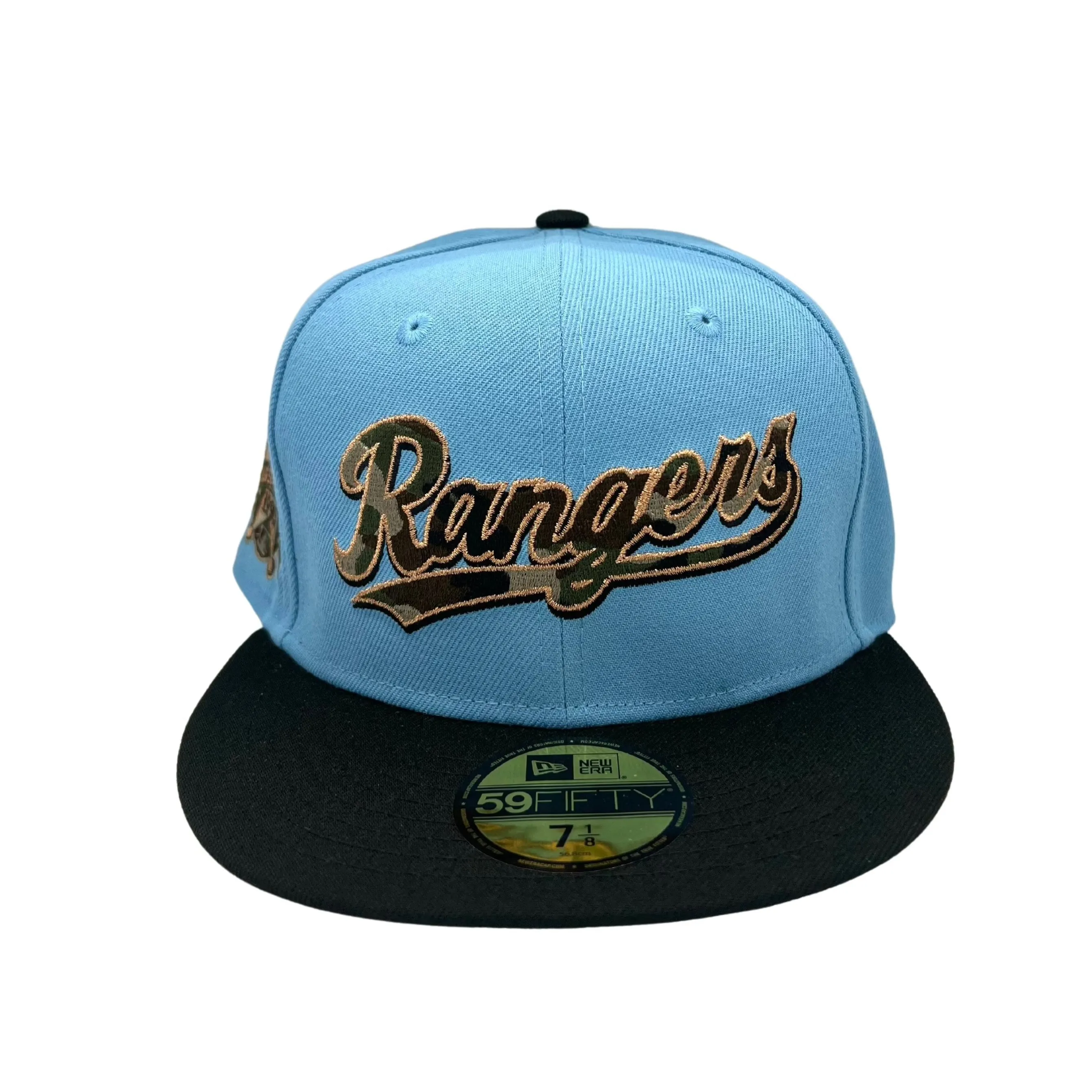 Texas Rangers Camo Fill Fitted Cap