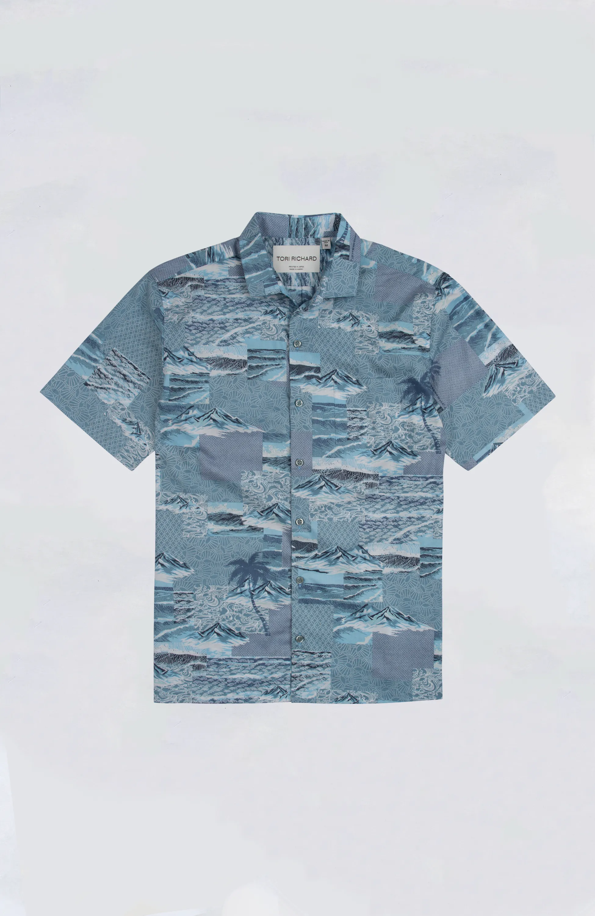 Tori Richard - Shashiko Waves Aloha Shirt