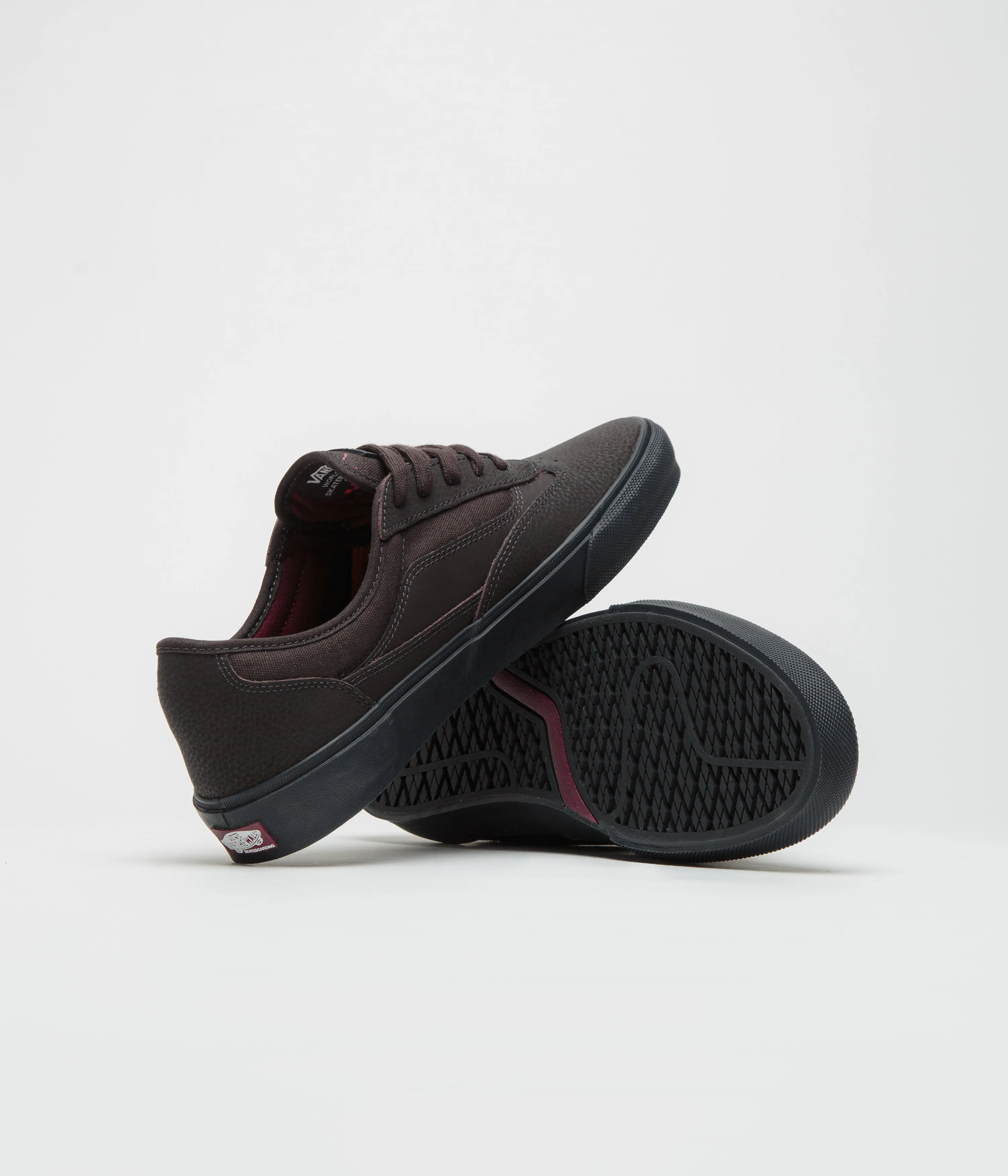Vans Skate Curren Caples Shoes - Dark Brown
