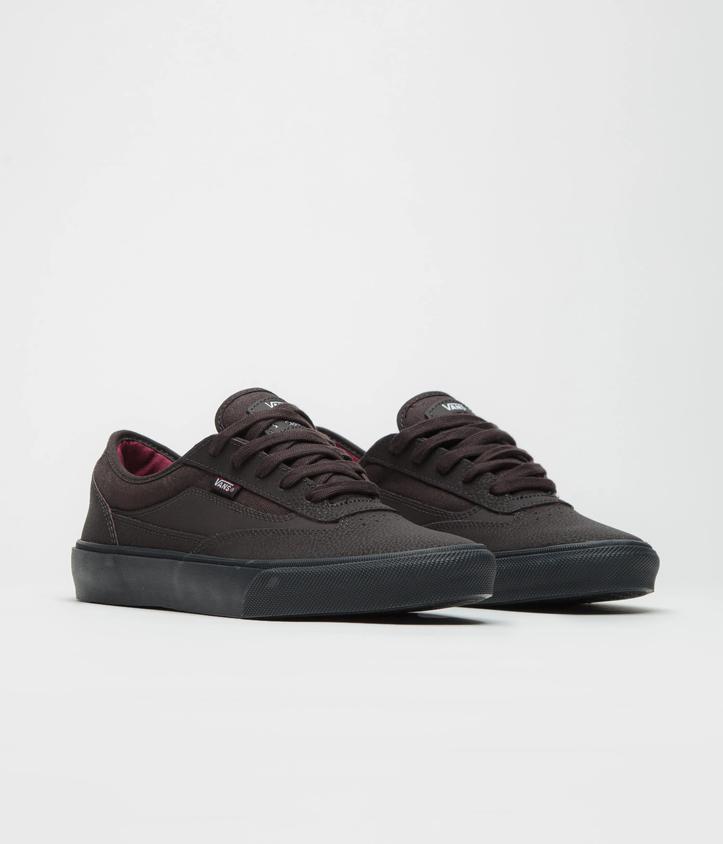 Vans Skate Curren Caples Shoes - Dark Brown