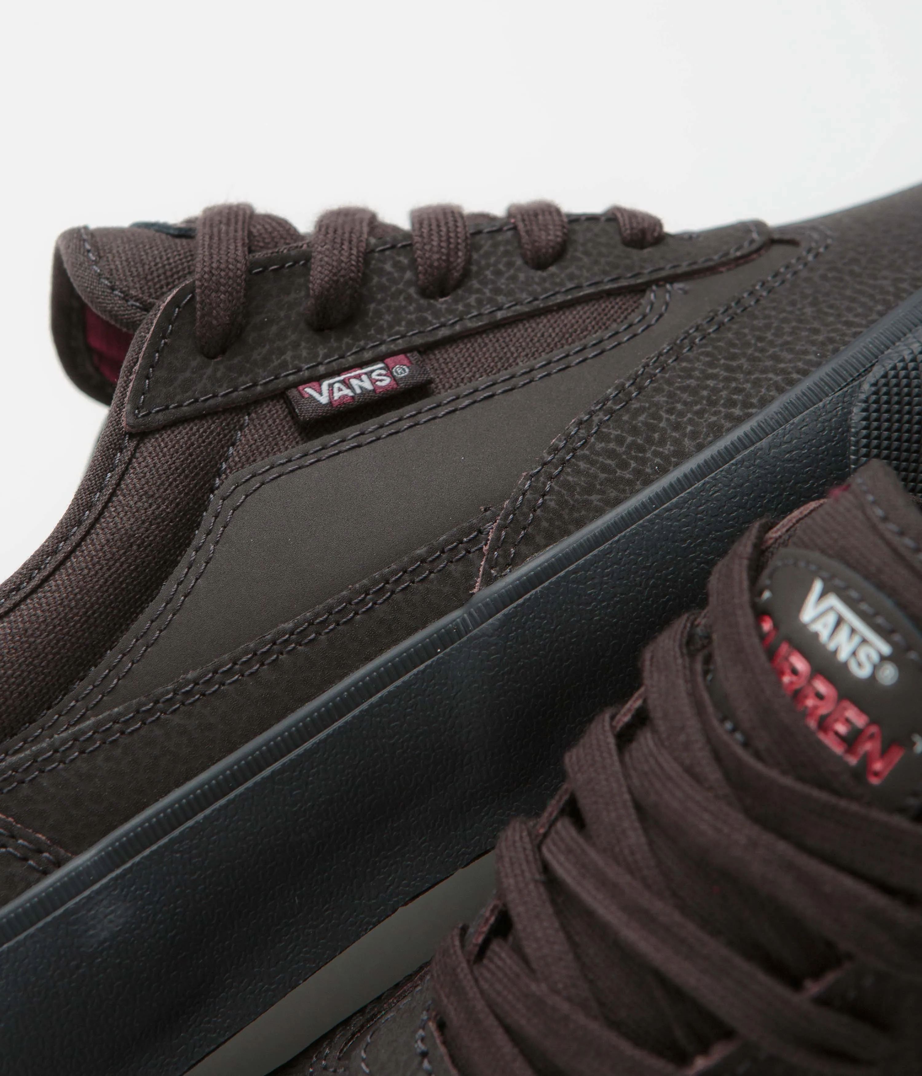 Vans Skate Curren Caples Shoes - Dark Brown