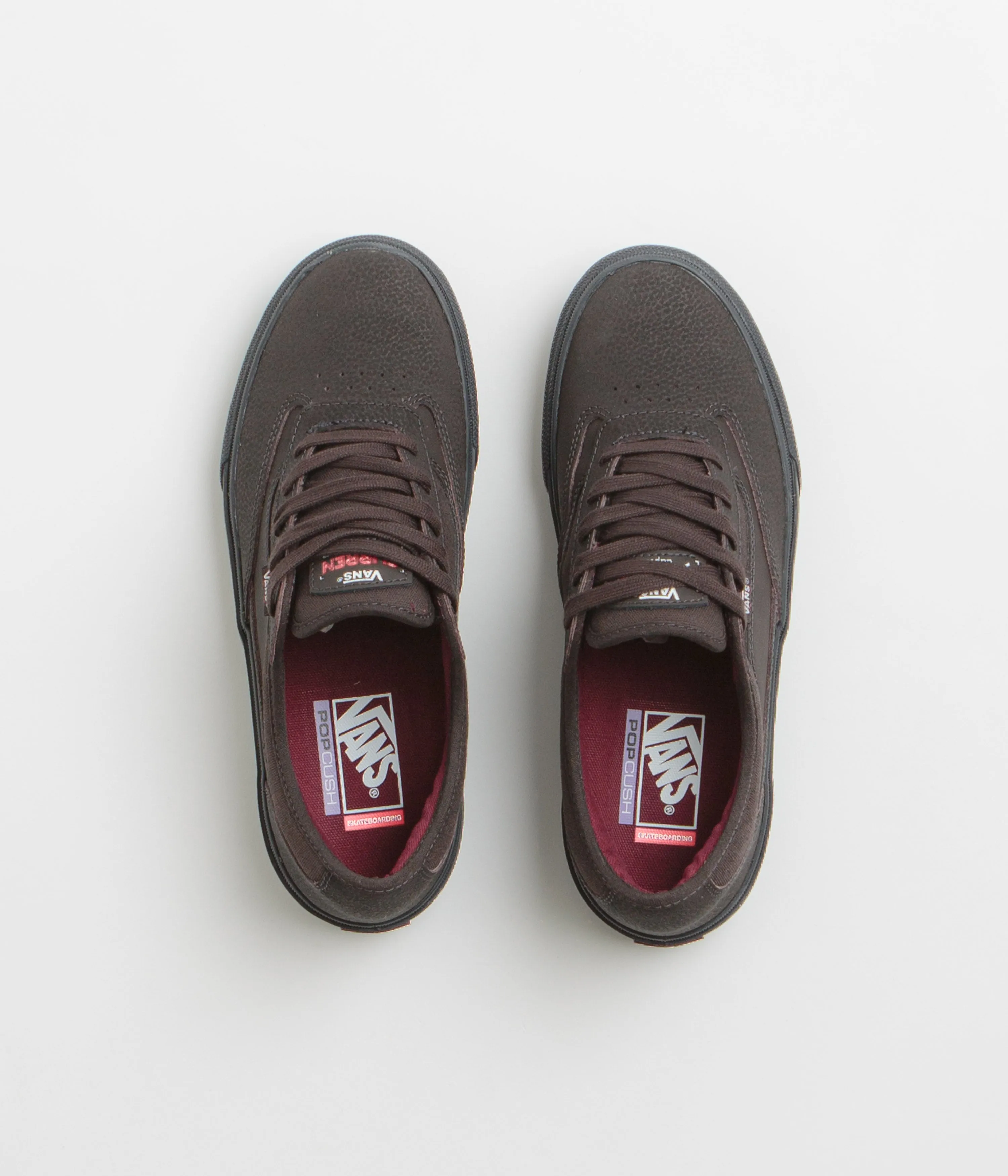 Vans Skate Curren Caples Shoes - Dark Brown