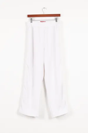 Vintage 1981-1982 'James Bailey New Jersey Nets Home' Tear Away Warm Up Pants White