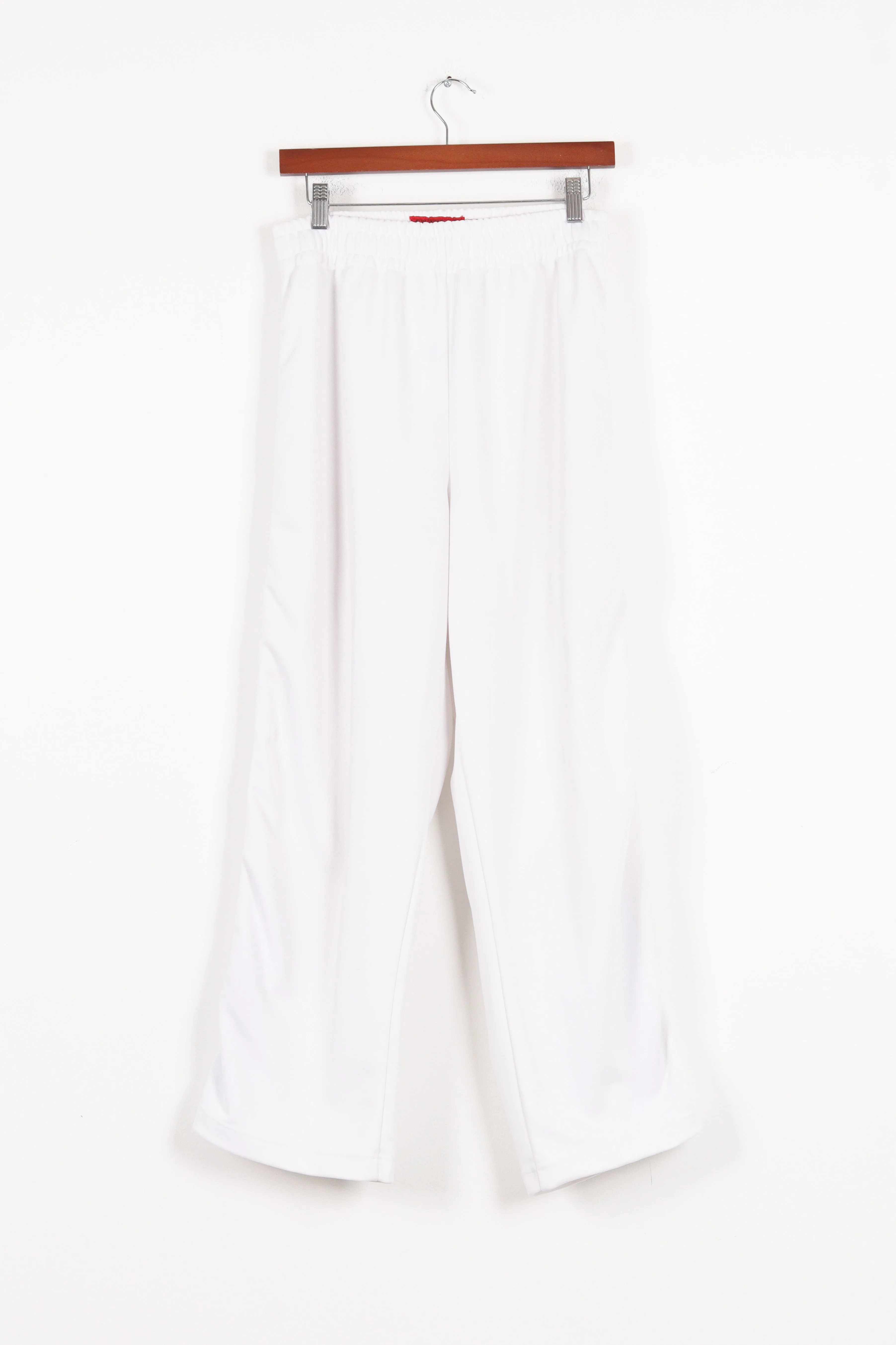 Vintage 1981-1982 'James Bailey New Jersey Nets Home' Tear Away Warm Up Pants White