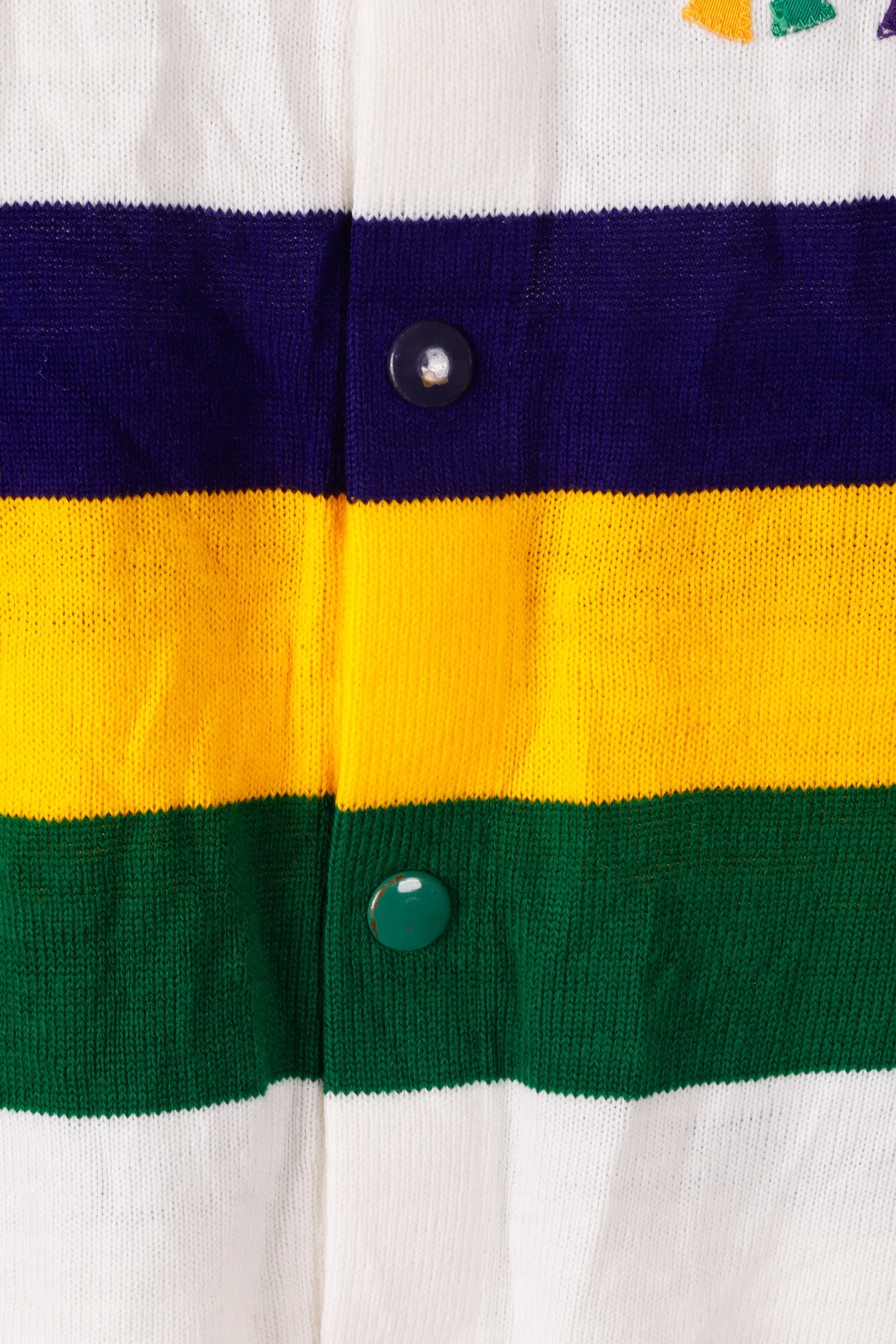 Vintage 1984-85 Sand Knit 'Bob Hansen Utah Jazz Home' Warm Up Jacket White