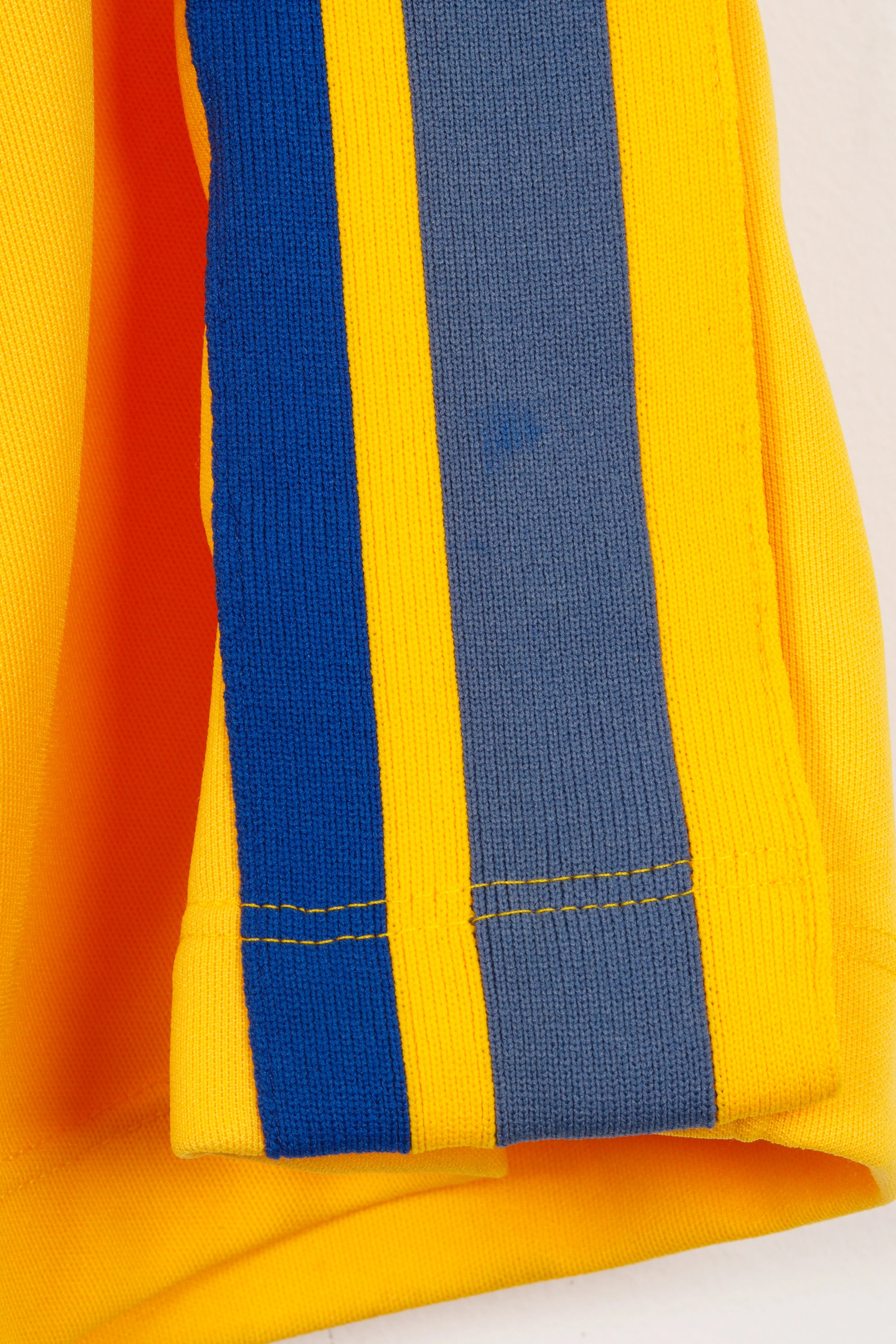 Vintage 1985-86 Sand Knit 'Golden State Warriors Guy Williams Home' Tear Away Warm Up Pants