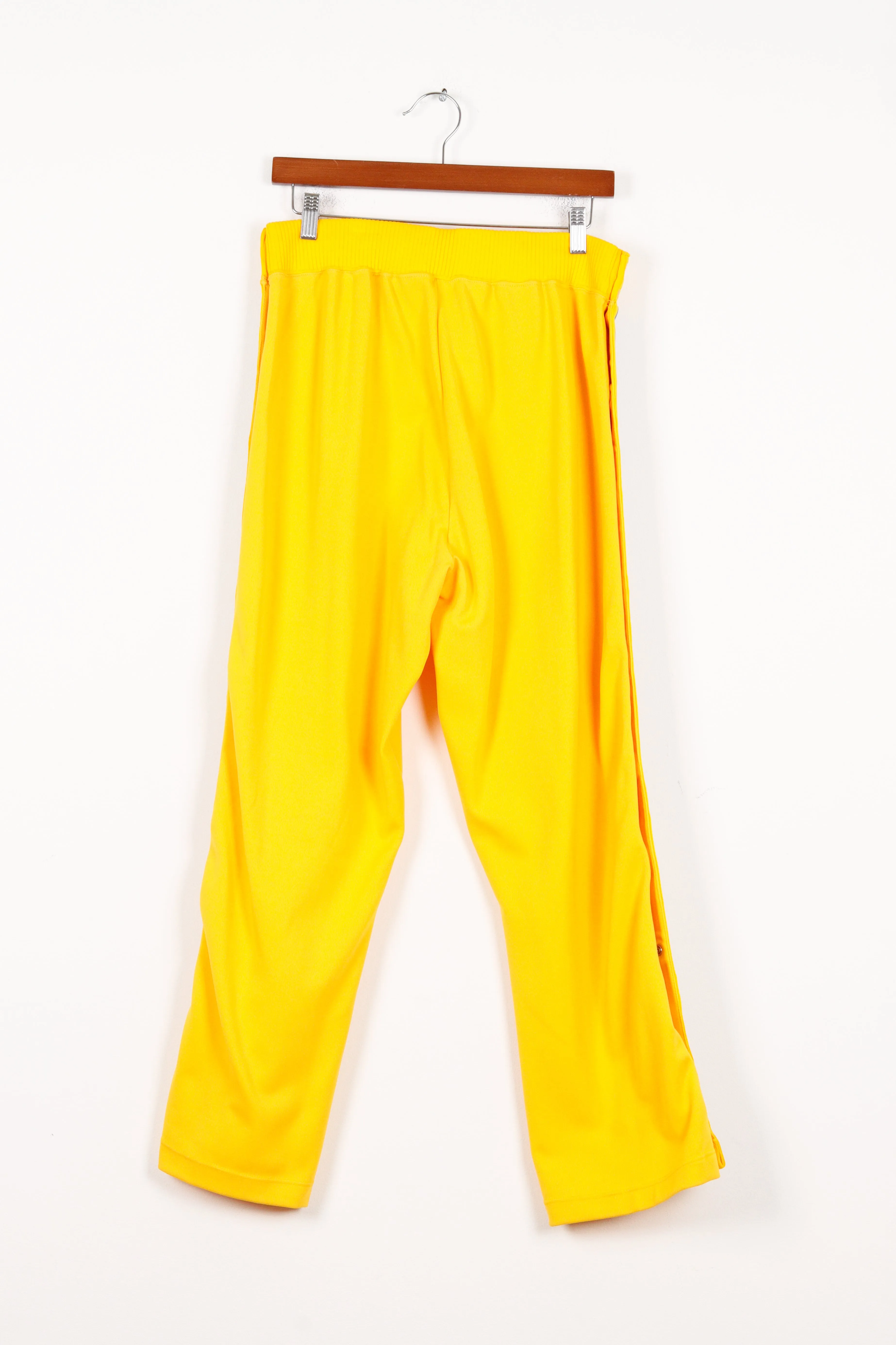 Vintage 1985-86 Sand Knit 'Golden State Warriors Guy Williams Home' Tear Away Warm Up Pants