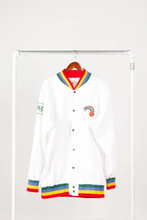 Vintage 1993-94 Wilson 'University Of Hawaii Rainbows Basketball Ahmad Ricketts' Home Warm Up Jacket