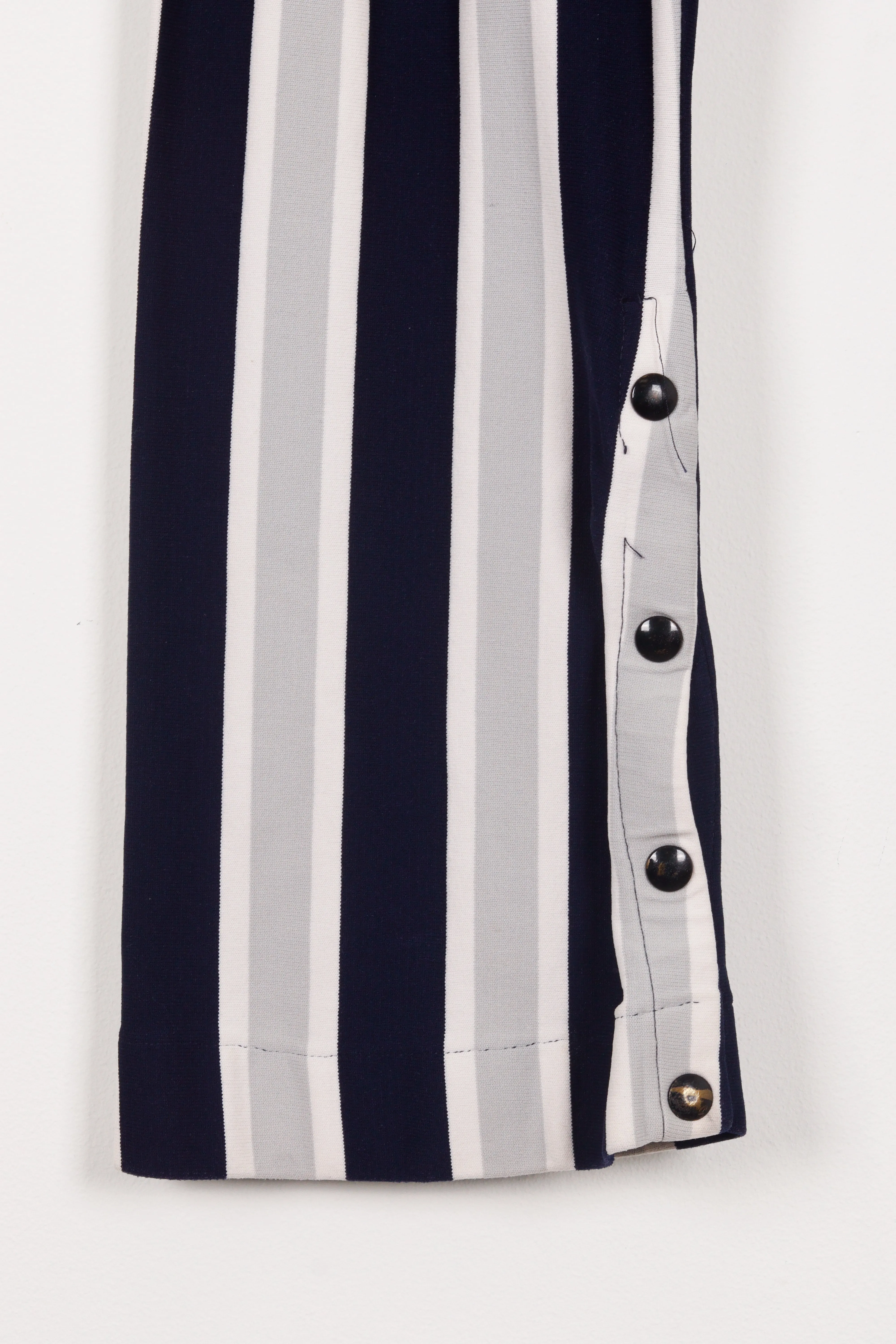 Vintage 70's Rawlings 'Multi Striped' Warm Up Pants Navy White Grey