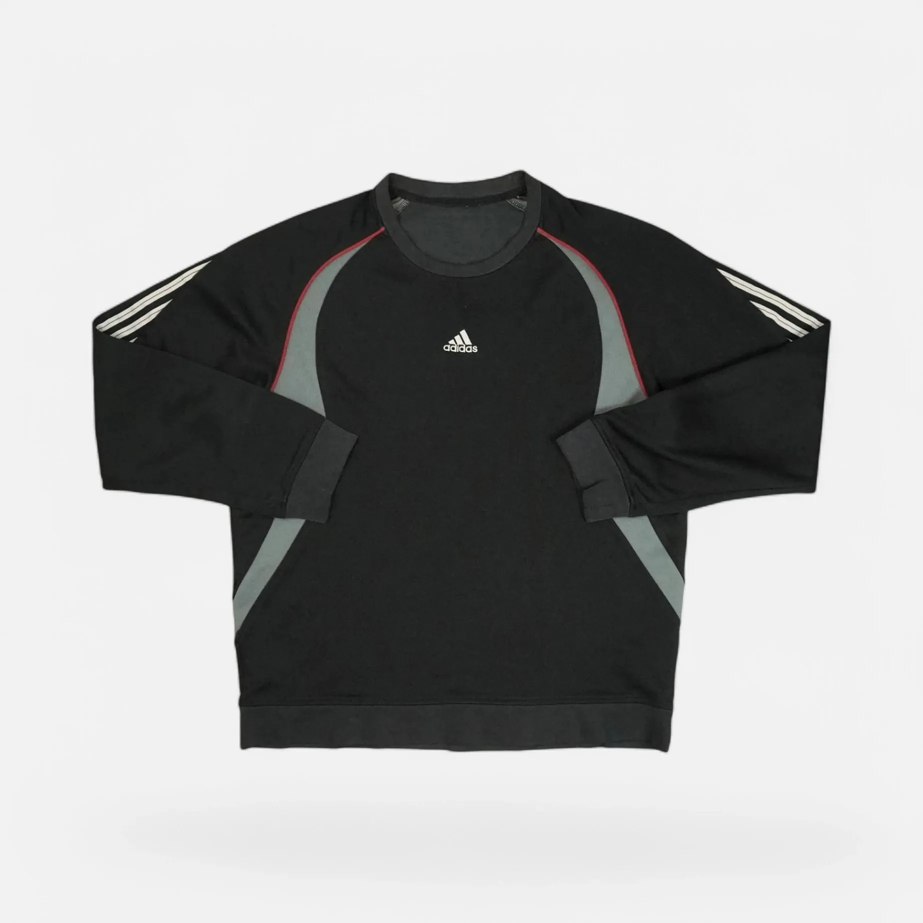 Vintage Adidas Black Sweatshirt (M)