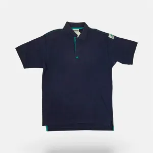 Vintage Adidas Blue Polo Shirt (M)