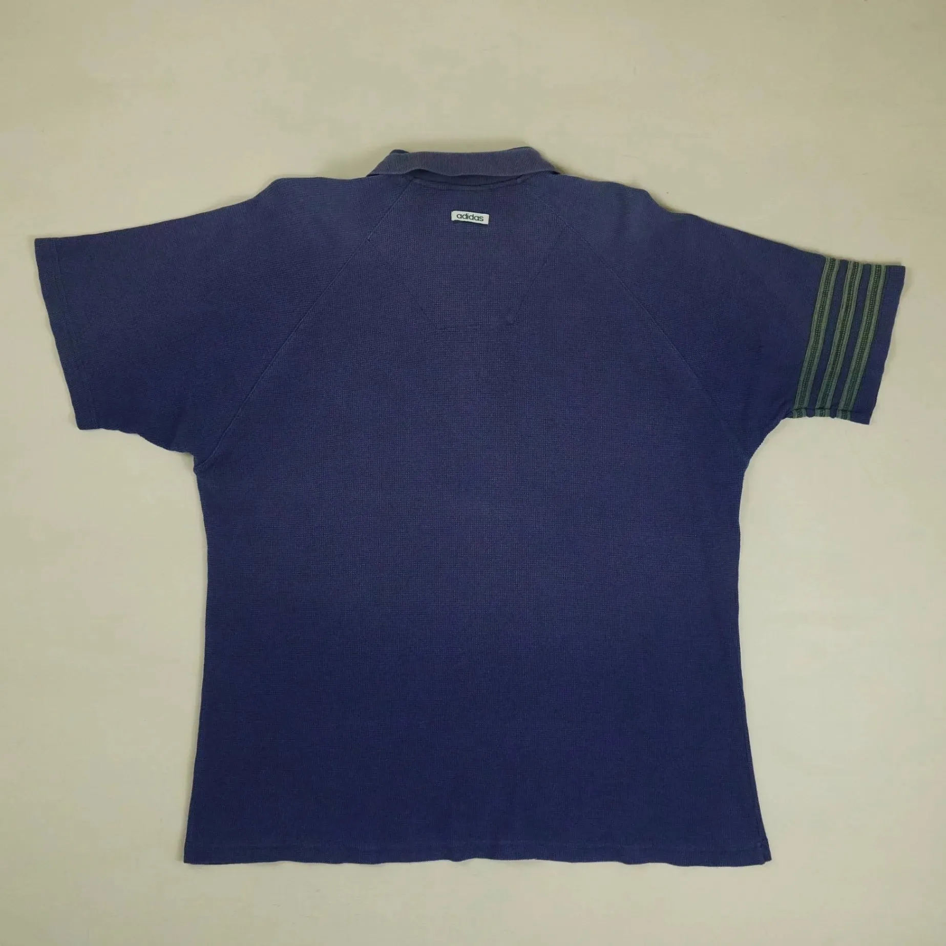 Vintage Adidas Blue Polo Shirt (XL)