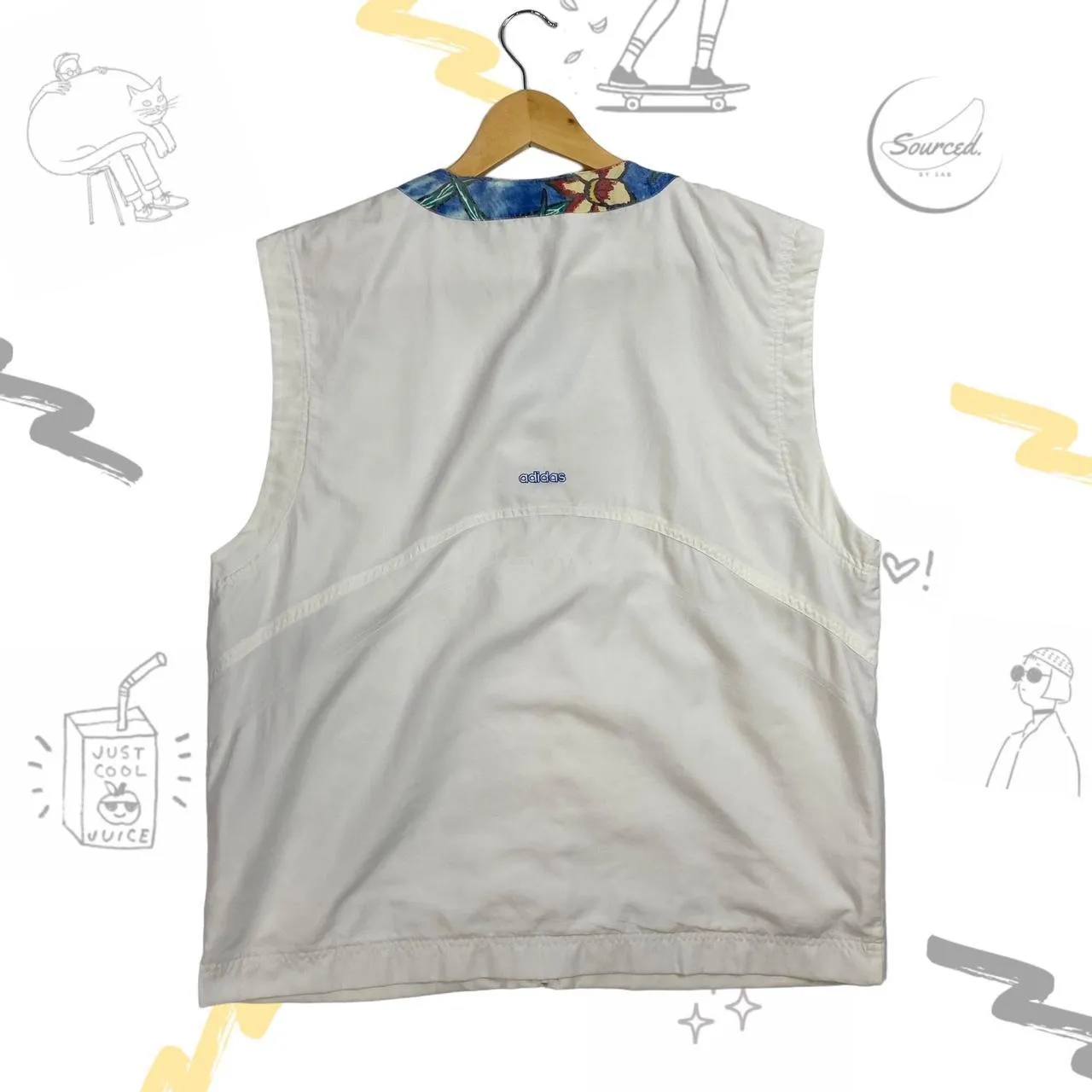 Vintage Adidas Original Gillet (M)