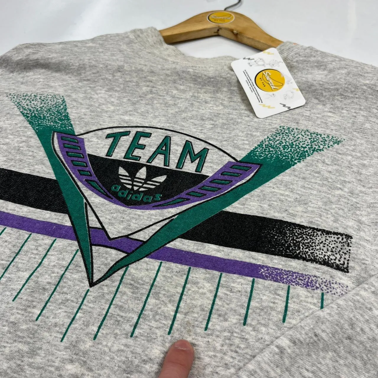 Vintage Adidas Team Centre Logo Sweatshirt