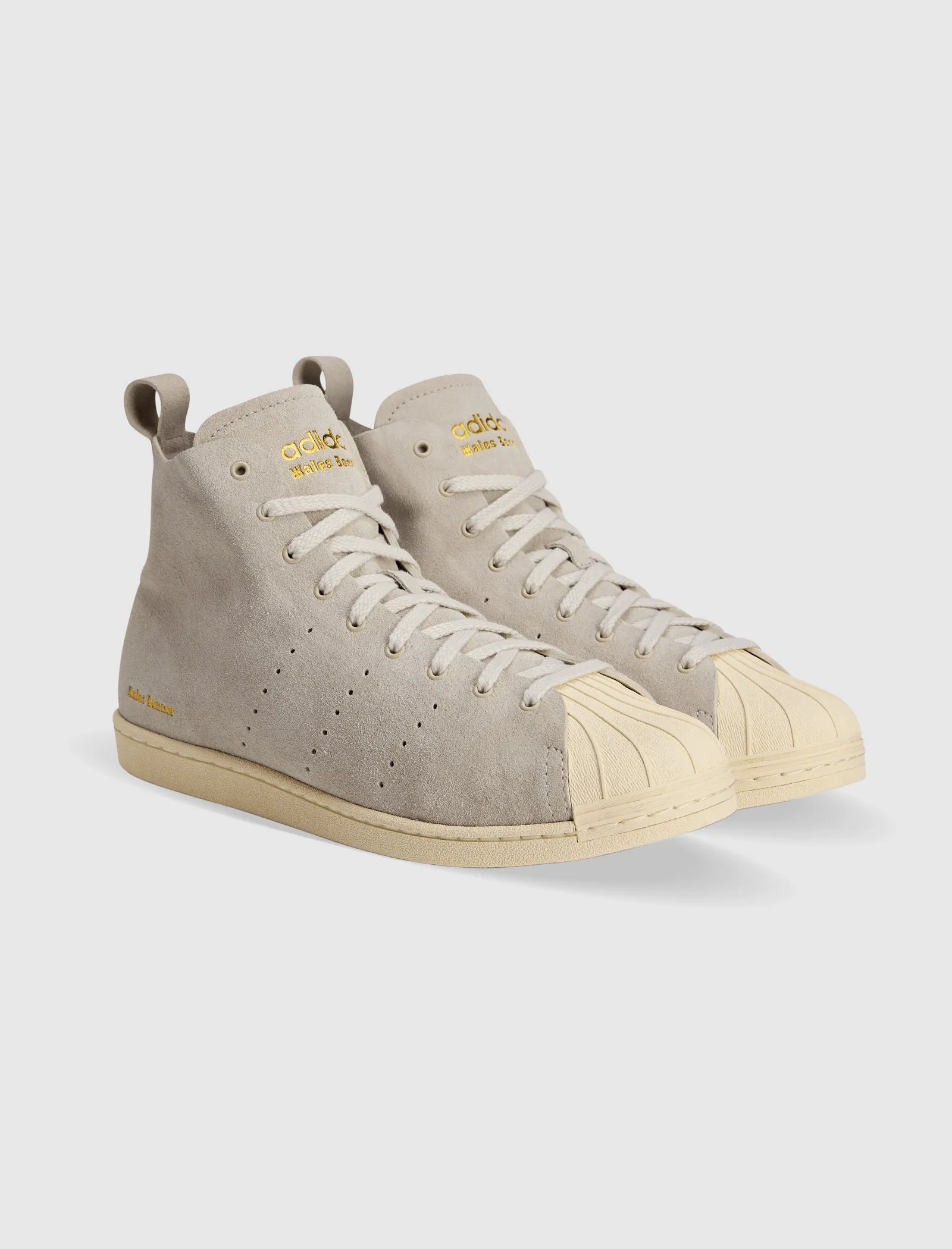 WALES BONNER SUPERSTAR HI CREAM/GOLD