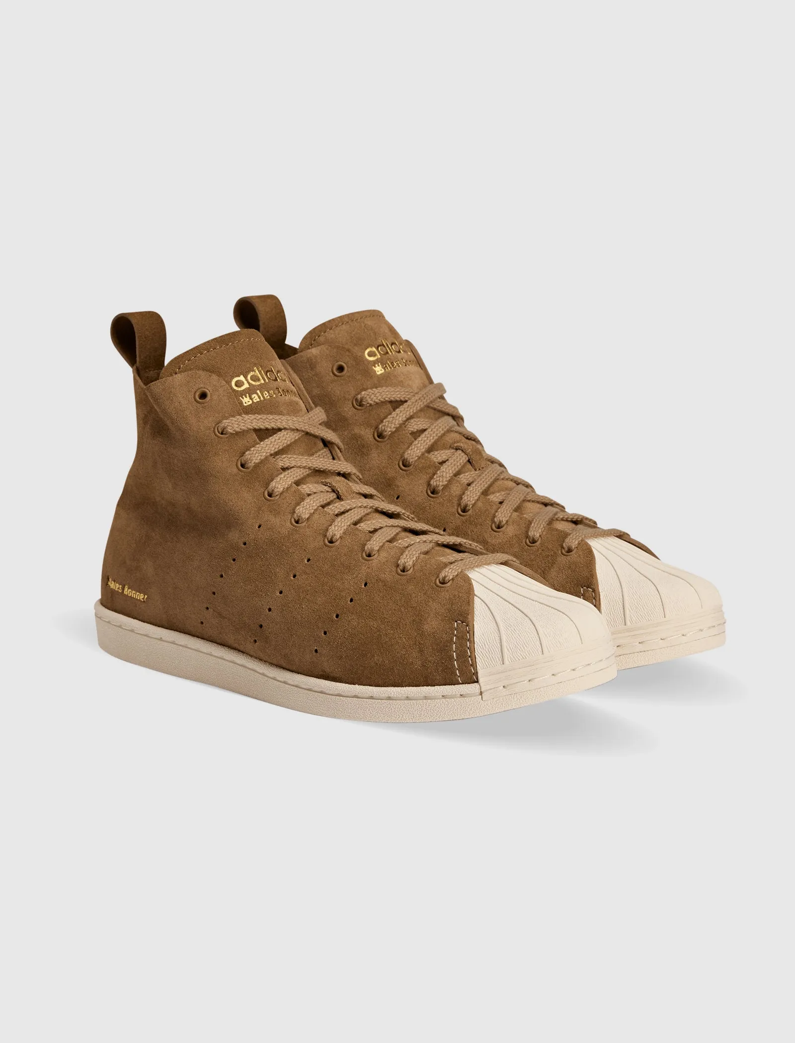 WALES BONNER SUPERSTAR HI TAN/CREAM