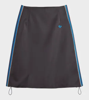WB W Satin Skirt Black