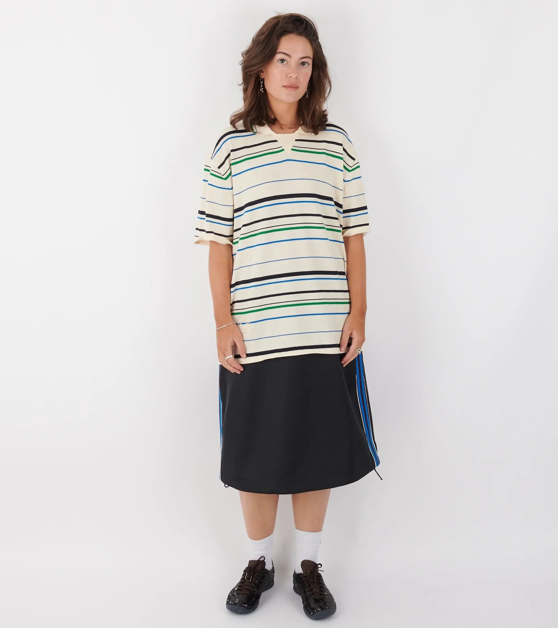 WB W Satin Skirt Black