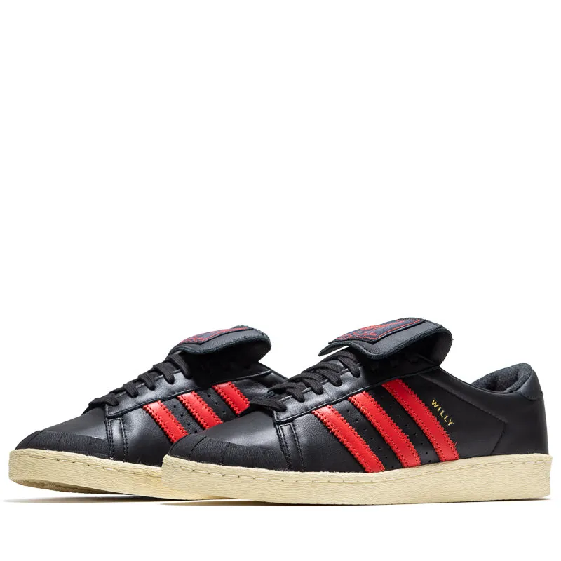 Willy Chavarria x Adidas Jabbar Low - Core Black/Red