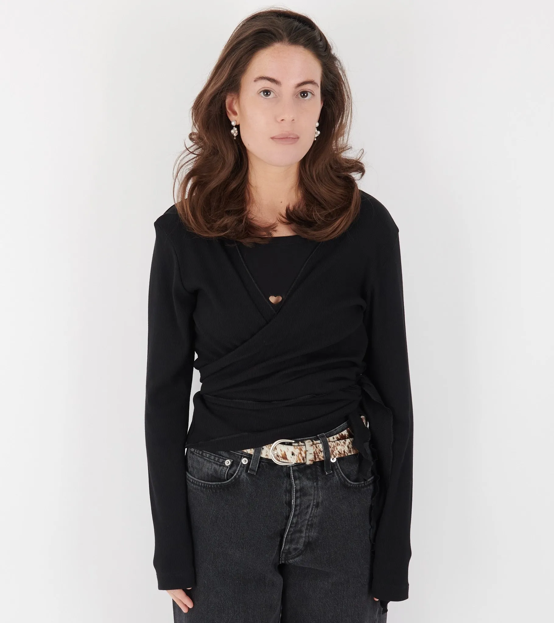 Wrap Top Black